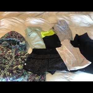 Bundle of lululemon clothes